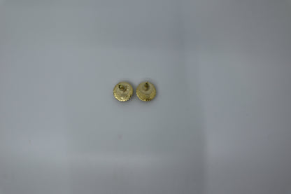 Vintage CC Button earrings - LA Love Doctor