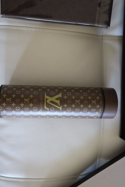 Custom LV Digital Tumbler Set with LV Stationery notebook and ballpoint pen included - LA Love Doctor